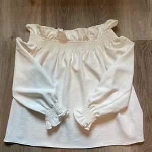Tuckernuck strapless white top